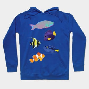 Exotic Fish sticker pack Hoodie